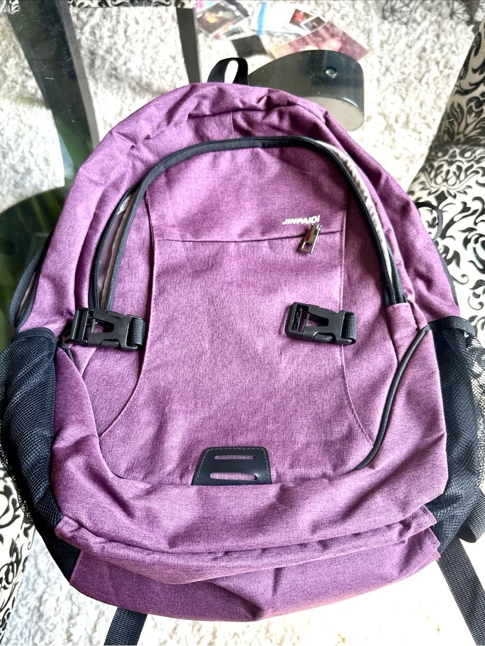 Plum Backpack - Durable 16x23 Everyday Bag by Jinpaidi